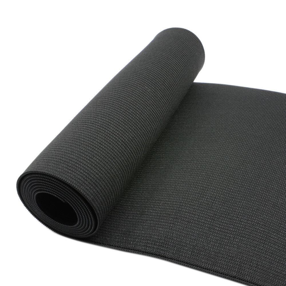 6 inch Wide Knit Elastic, Waisband Elastic, 15cm Wide Black and White Elastic